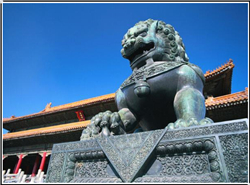 故宫铜狮子雕塑铸造