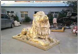 狮子铜雕塑