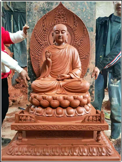 1.6米高地藏王铜像发货