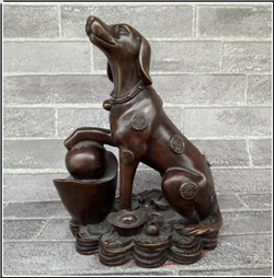 金元宝狗雕塑