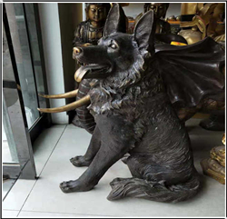 大型铜雕狗