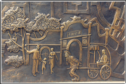 中山公园铜浮雕