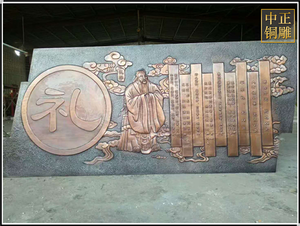 手工制作铜浮雕工艺的介绍——手工铜壁画工艺