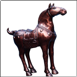 铸铜马雕塑图片