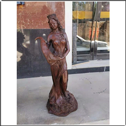西方女人铜雕塑