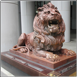 大型铜狮子制作