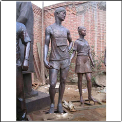 现代运动人物铜雕塑