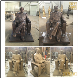 毛主席名人雕塑铸造流程