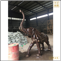 室外大型铜雕大象铸造