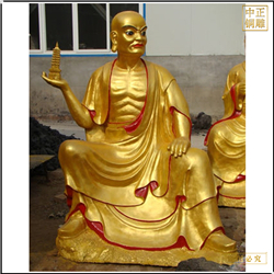 厂家批发十八罗汉铜佛像