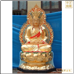 65厘米地藏王铜佛像