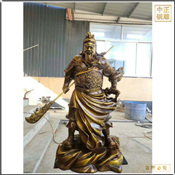 关羽大号铜雕佛像