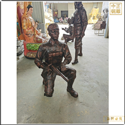 现代人物铜雕塑铸造 
