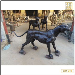 景观金钱豹雕塑铸造厂