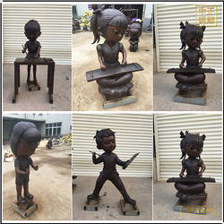 各种样式儿童雕塑