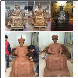 雍正皇帝铜雕铸造厂