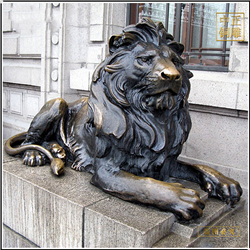动物铜狮子雕塑
