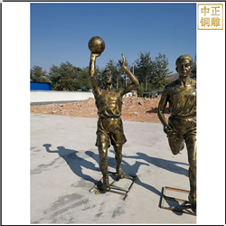 打篮球人物雕塑定制
