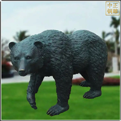 铜熊雕塑摆件
