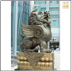 动物雕塑铜獬豸铸造厂家