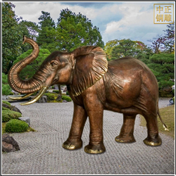 大型室外铜大象雕塑