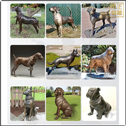 各种小狗铜雕塑铸造厂