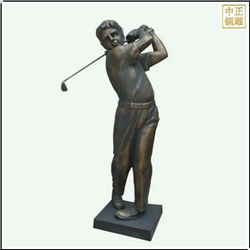 高尔夫球场人物雕塑定制