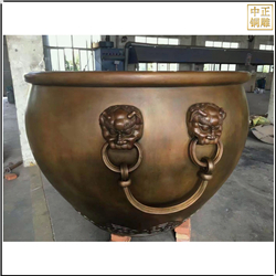 定制仿古铸铜缸雕塑