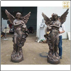 西方天使铜雕塑