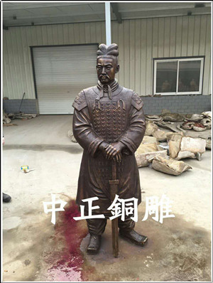 古代将军雕塑