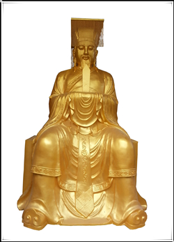 道教神像-玉皇大帝铜像
