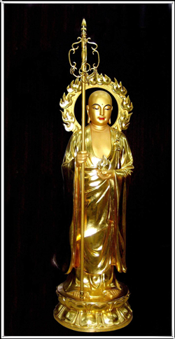 地藏菩萨铜像|地藏菩萨铜雕塑