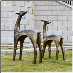铜鹿雕塑厂家
