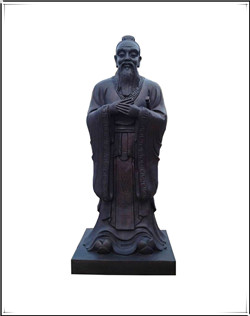 铸铜孔子雕塑定做