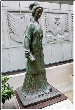 古代美女人物雕塑批发