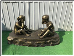 下象棋景观小品图片