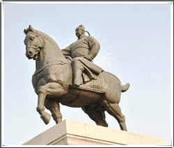李世民古代人物雕塑现货