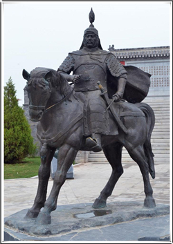 古代将军雕塑