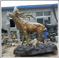 动物雕塑铜鹿