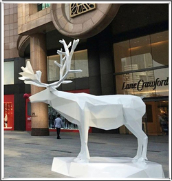 商场鹿玻璃钢雕塑