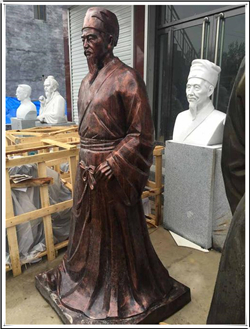 2米扁鹊雕塑图片