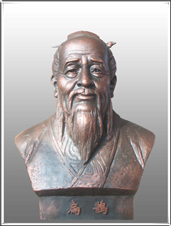 纯铜扁鹊雕塑
