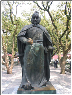 加工岳飞铜像