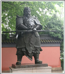铸铜岳飞雕塑