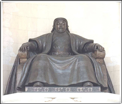 忽必烈雕塑图片