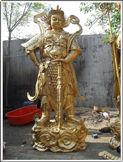 大型韦陀铜像
